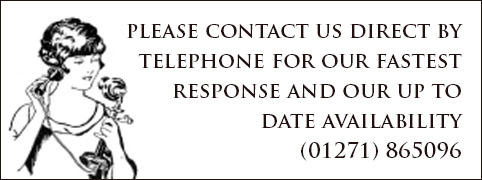 Please telephone us direct for  our best prices and our up to date availability (01271) 865096
